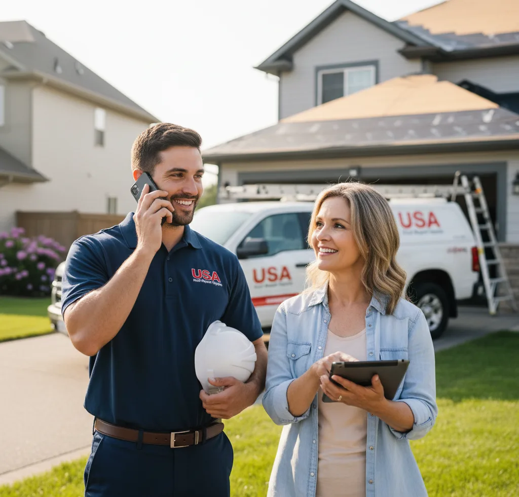 USA Roof Repair Experts customer support in Duncan